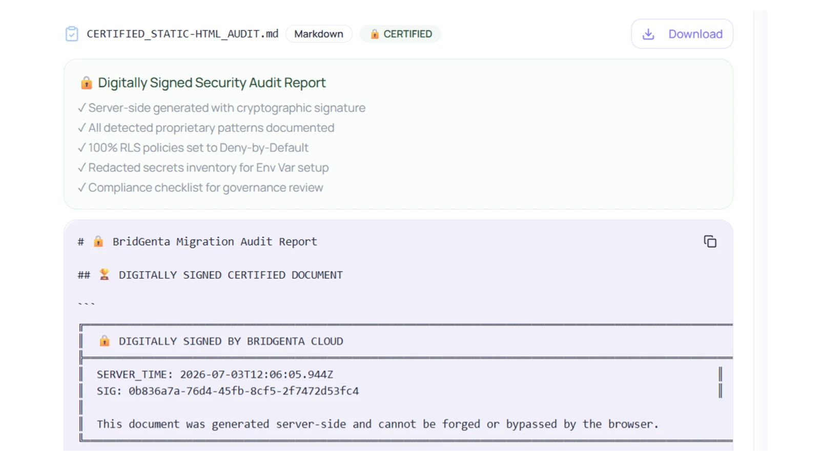 BridGenta Governance Interface